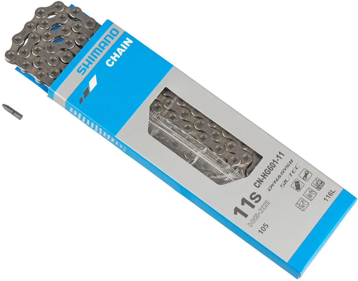 Shimano 105 / SLX / E-Bike Kette CN-HG601-11 11-fach 1 Shimano 105 / SLX / E-Bike Kette CN-HG601-11 11-fach