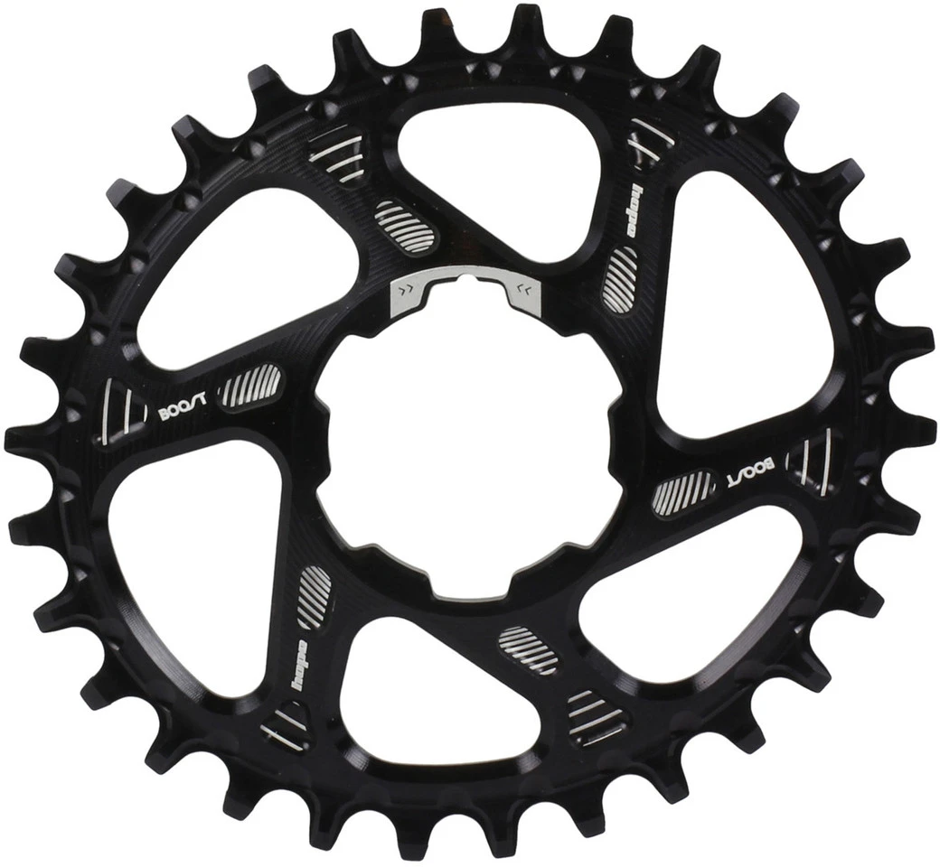 HOPE Oval Spiderless Boost Retainer Ring Direct Mount Kettenblatt 1 HOPE Oval Spiderless Boost Retainer Ring Direct Mount Kettenblatt