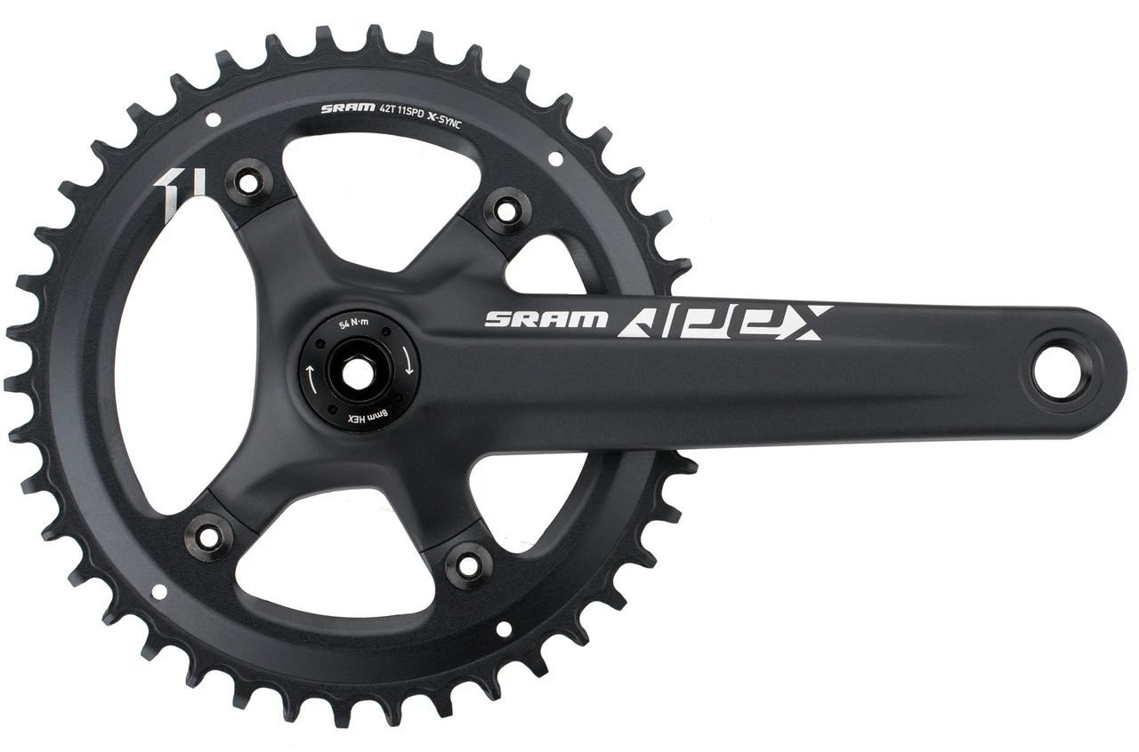 SRAM Apex 1 BB30 1x10-/1x11-fach, 110 Mm Kurbelgarnitur 1 SRAM Apex 1 BB30 1x10-/1x11-fach, 110 Mm Kurbelgarnitur