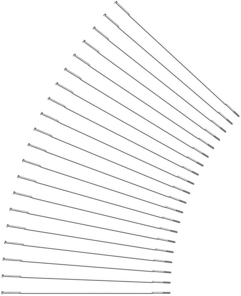 Sapim CX-Ray Straightpull Speichen + Nippel - 20 Stück - Auslaufmodell 1 Sapim CX-Ray Straightpull Speichen + Nippel - 20 Stück - Auslaufmodell