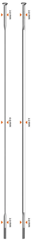 Sapim CX-Ray Straightpull Speichen + Nippel - 20 Stück - Auslaufmodell 3 Sapim CX-Ray Straightpull Speichen + Nippel - 20 Stück - Auslaufmodell – Bild 3