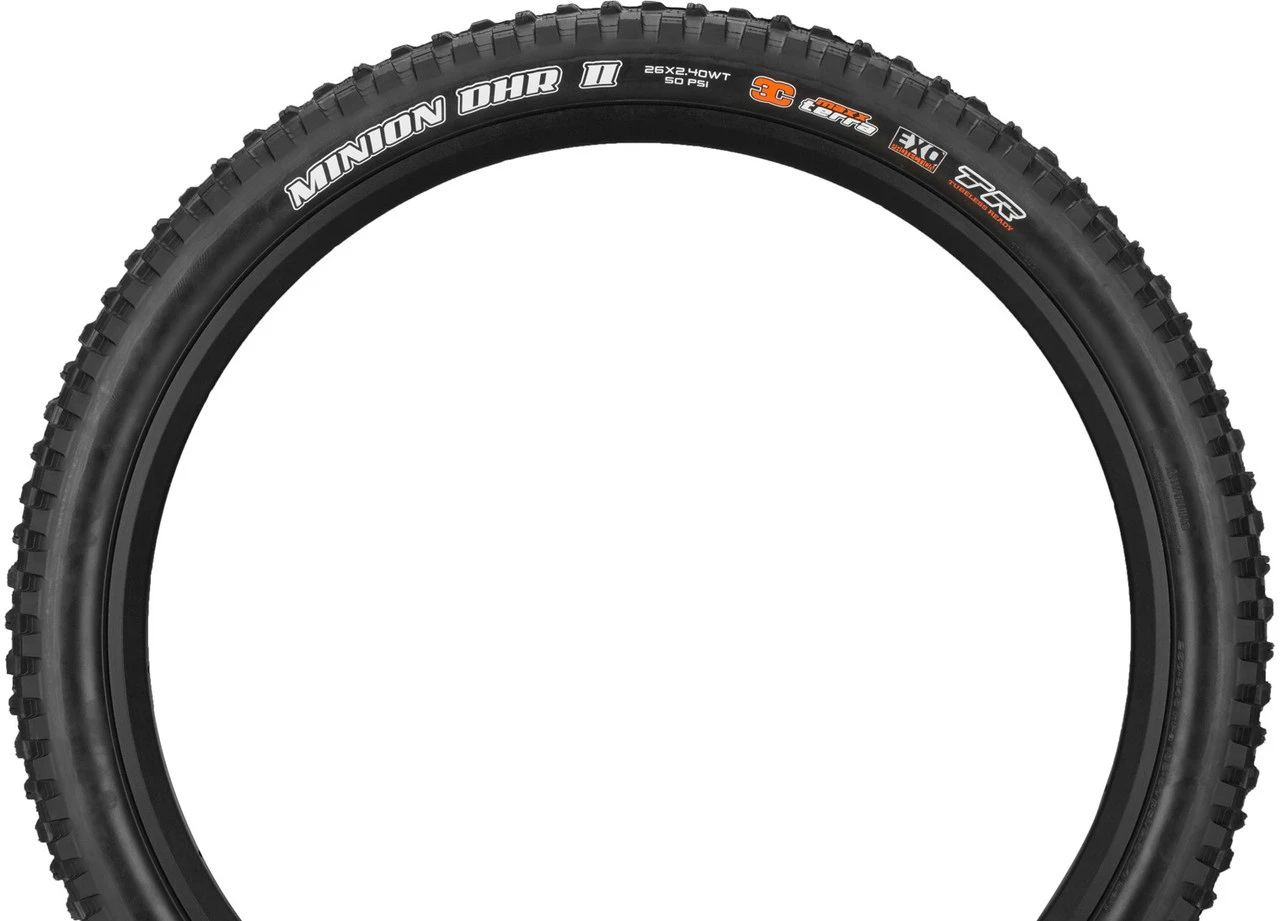 MAXXIS Minion DHR II 3C MaxxTerra EXO WT TR 26" Faltreifen 2 MAXXIS Minion DHR II 3C MaxxTerra EXO WT TR 26" Faltreifen – Bild 2