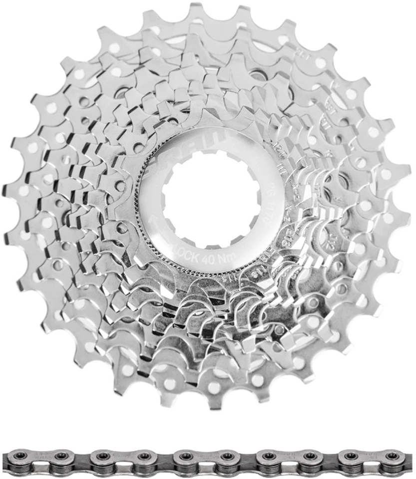 SRAM Force PG-1170 Kassette + PC-1170 Kette 11-fach Verschleißset 1 SRAM Force PG-1170 Kassette + PC-1170 Kette 11-fach Verschleißset
