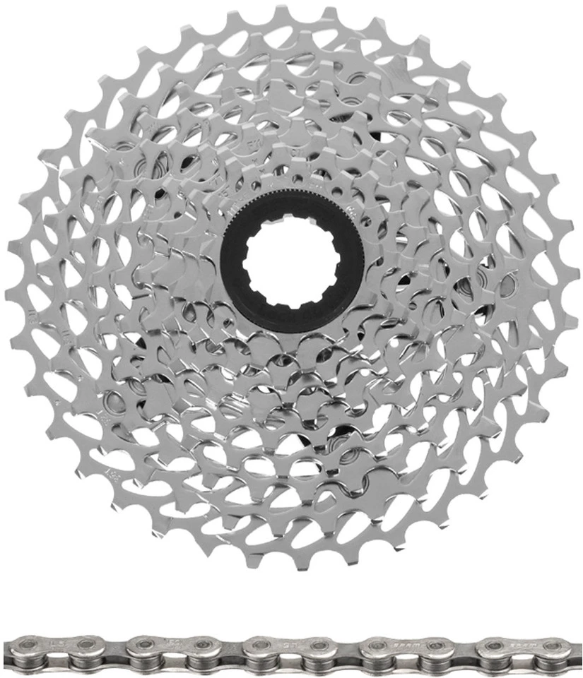 SRAM X5 PG-1030 Kassette + PC 1031 Kette 10-fach Verschleißset 1 SRAM X5 PG-1030 Kassette + PC 1031 Kette 10-fach Verschleißset