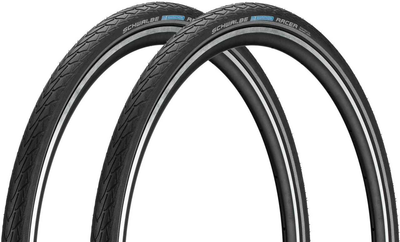 Schwalbe Marathon Racer 28" Drahtreifen 2er-Set 1 Schwalbe Marathon Racer 28" Drahtreifen 2er-Set