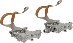 Mks Toe Clip Alloy W/leather Pedalhaken -Shimano Verkäufe 274106