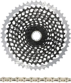 SRAM XG-1295 Kassette + PC X01 Eagle Kette 12-fach Verschleißset -Shimano Verkäufe 295131