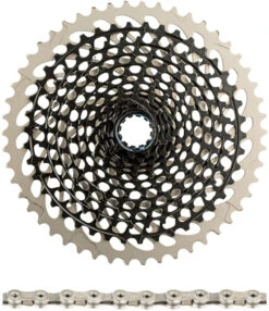 SRAM XG-1295 Kassette + PC X01 Eagle Kette 12-fach Verschleißset -Shimano Verkäufe 295132