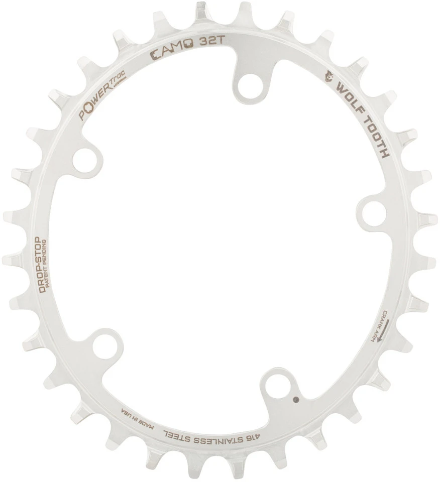 CAMO Edelstahl Elliptical Kettenblatt 2 CAMO Edelstahl Elliptical Kettenblatt – Bild 2