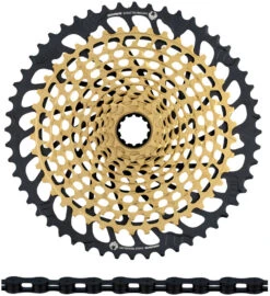 SRAM XX1 Eagle XG-1299 Kassette + PC XX1 Eagle Kette 12-fach Verschleißset -Shimano Verkäufe 338303