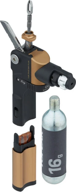 Topeak Tubi Master+ Tubeless Reparaturkit Mit 16 G CO2-Kartusche -Shimano Verkäufe 412894