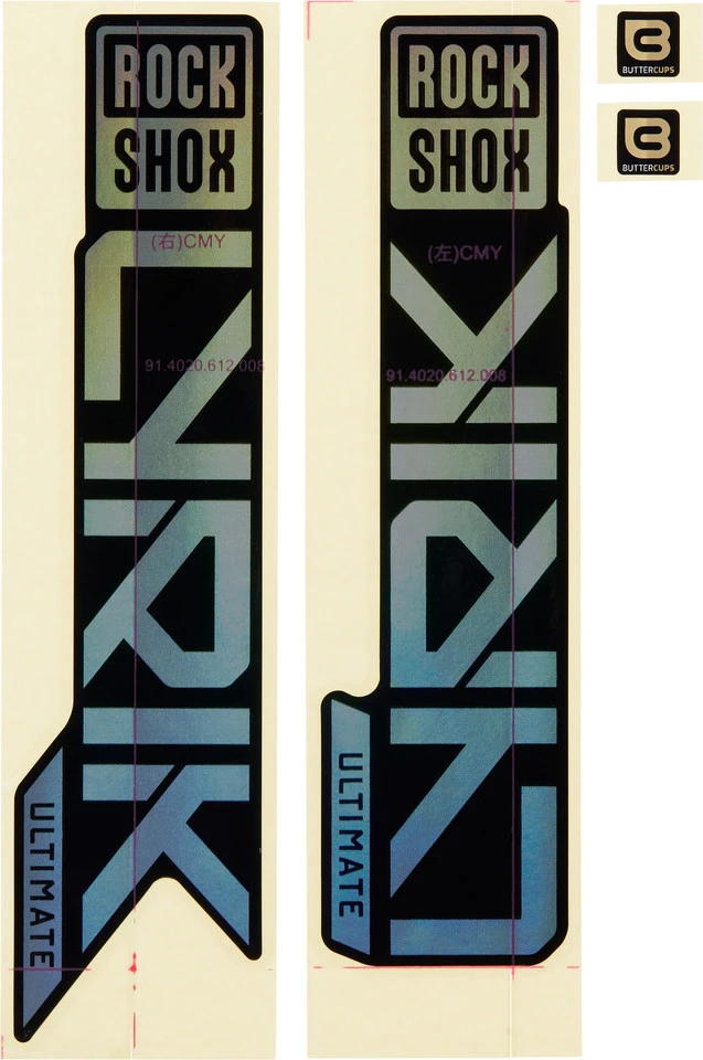 ROCKSHOX Decal Kit Aufklebersatz Für Lyrik Ultimate Ab Modell 2023 2 ROCKSHOX Decal Kit Aufklebersatz Für Lyrik Ultimate Ab Modell 2023 – Bild 2